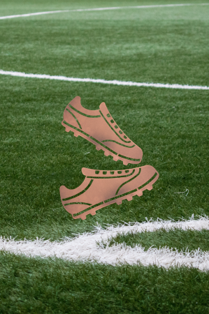 Voetbalschoenen Lieke CorTenstaal 2x duo  (Roest)  CD-106