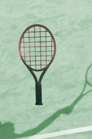 Tennisracket  Betty  CorTenstaal ( Roest) CD-104