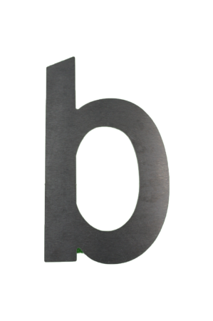 RVS Huisnummer b   CD-b