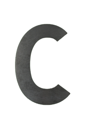 RVS Huisnummer c   CD-c