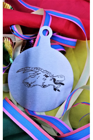 Ornament Geit RVS Tienray
