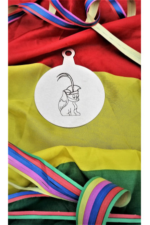 Ornament Carnaval Vos RVS Meerlo 