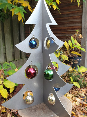 Kerstboom Dennie  RVS 600 mm  CD-063
