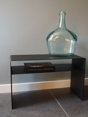 Bijzettafel Tipping  Staal zwart  CD-080