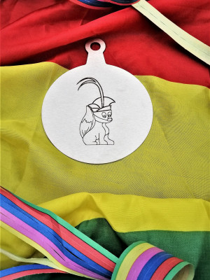 Ornament Carnaval Vos RVS Meerlo 