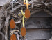 Hanger eitjes 5 eitjes met gat  CorTenstaal (Roest)  CD-060
