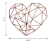  Hart Amor 300 mm CorTenstaal (Roest)  CD-004