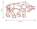 Stier  Rico 500 mm CorTenstaal (Roest)  CD-050