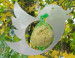 Vetbolhouder/Mezenbolhouder vogel Larry RVS  CD-067