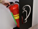 Brandblusser Cabinet  Sammy zwart  (7010)  CD-082