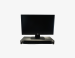 Monitorstandaard Auxilium RVS laag model  CD-083