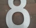 Huisnummer Casa 8 RVS  CD-0008
