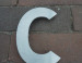RVS Huisnummer c   CD-c