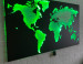Wereldkaart Staal Orbis 140 zwarte coating  CD-076